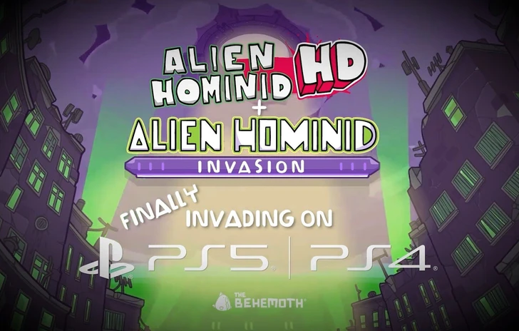 Alien Hominid HD e Invasion in arrivo su PS4 e PS5