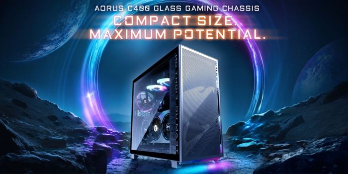 Gigabyte - Gaming di alto livello con il case AORUS C400 GLASS