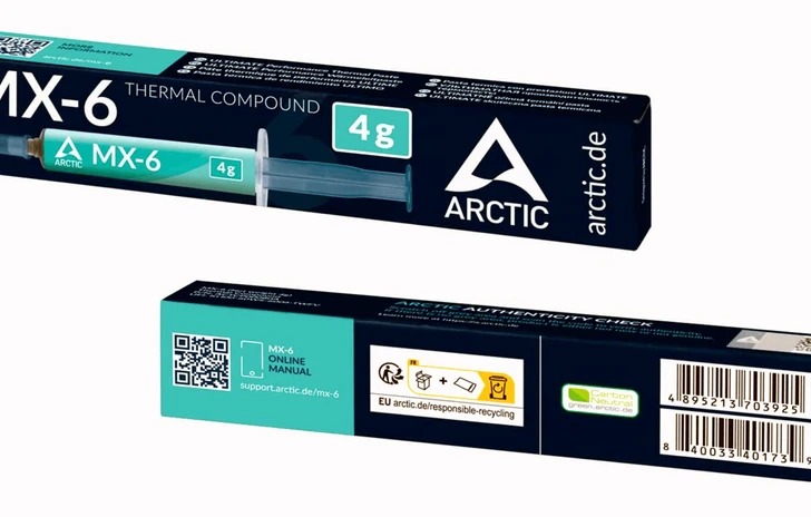 Arctic MX6  Nuova pasta termica