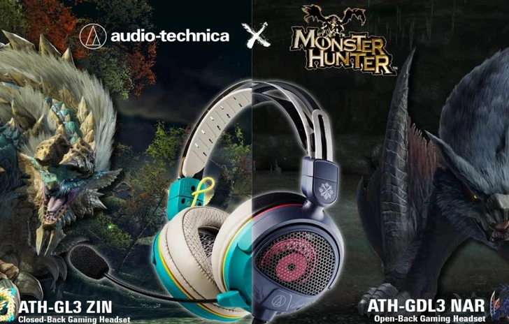 AudioTechnica e le cuffie gaming a tema Monster Hunter