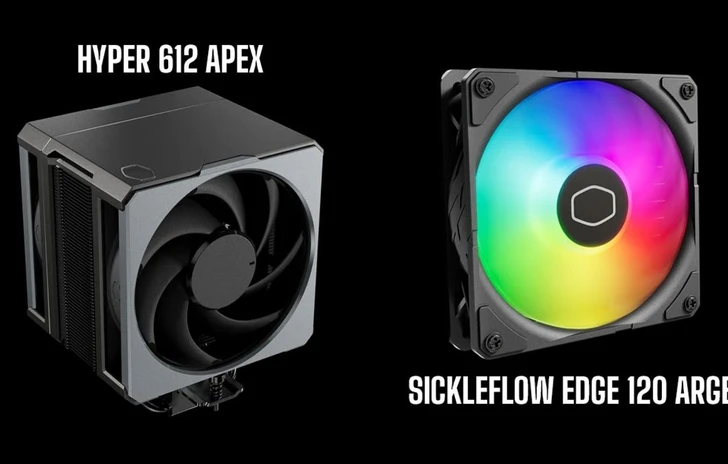 Cooler Master  Hyper 612 Apex e Fan Kit SickleFlow Edge 120 ARGB