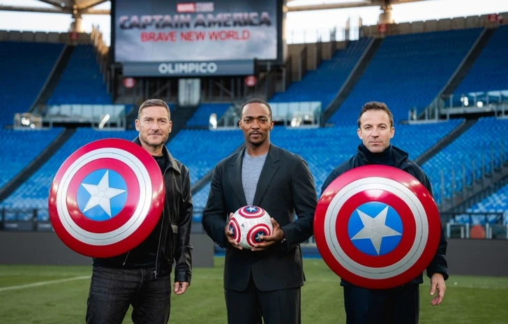 Captain America Brave New World  Anthony Mackie e i due capitani