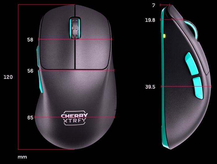 Cherry XTRFY - Nuovi gaming mouse wireless M64 ed M68