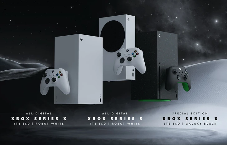 Xbox presenta tre nuovi modelli delle console Series XS