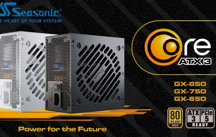 Core GX ATX 3  Seasonic aggiorna gli alimentatori