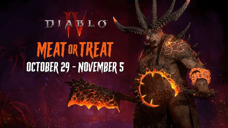 Blizzard svela levento di Halloween su Diablo IV ricompense gratuite e la sfida Meat or Treat