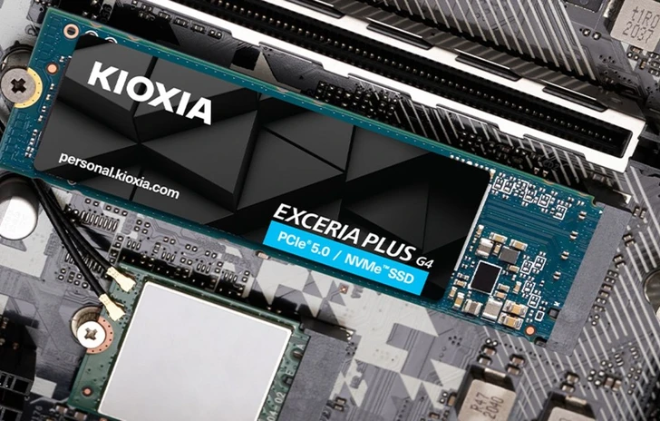 Kioxia e la nuova serie di SSD Exceria Plus G4