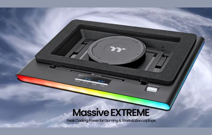 Thermaltake Massive Extreme  Nuovo raffreddamento laptop gaming