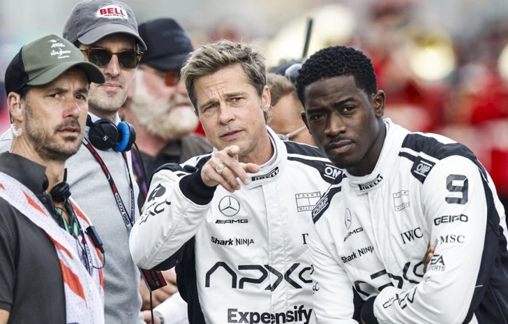 F1  Immagini dalla produzione del film con Brad Pitt