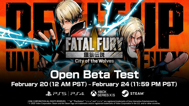 Fatal Fury City of the Wolves annunciata open beta dal 20 al 24 febbraio