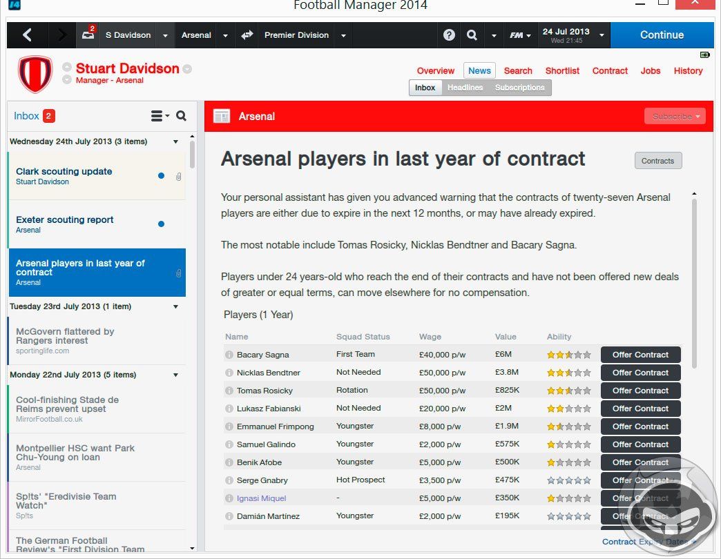 Football Manager 2014