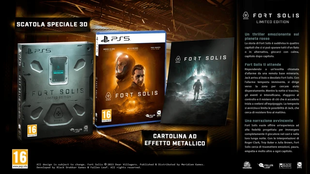 Fort Solis, un’edizione limitata per PS5 a ottobre 