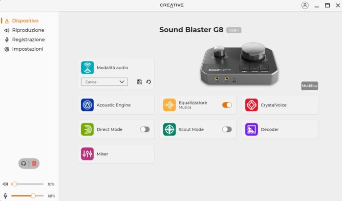 Recensione Creative Soundblaster G8 – Oltre il DAC gaming