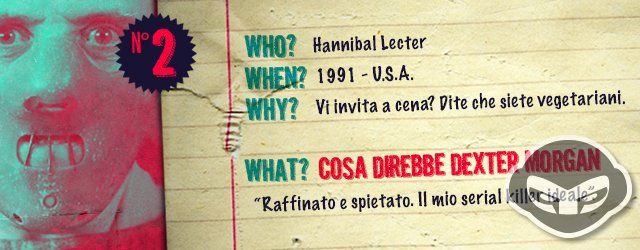 GIMME FIVE: Dexter VS 5 Famosi Serial Killer