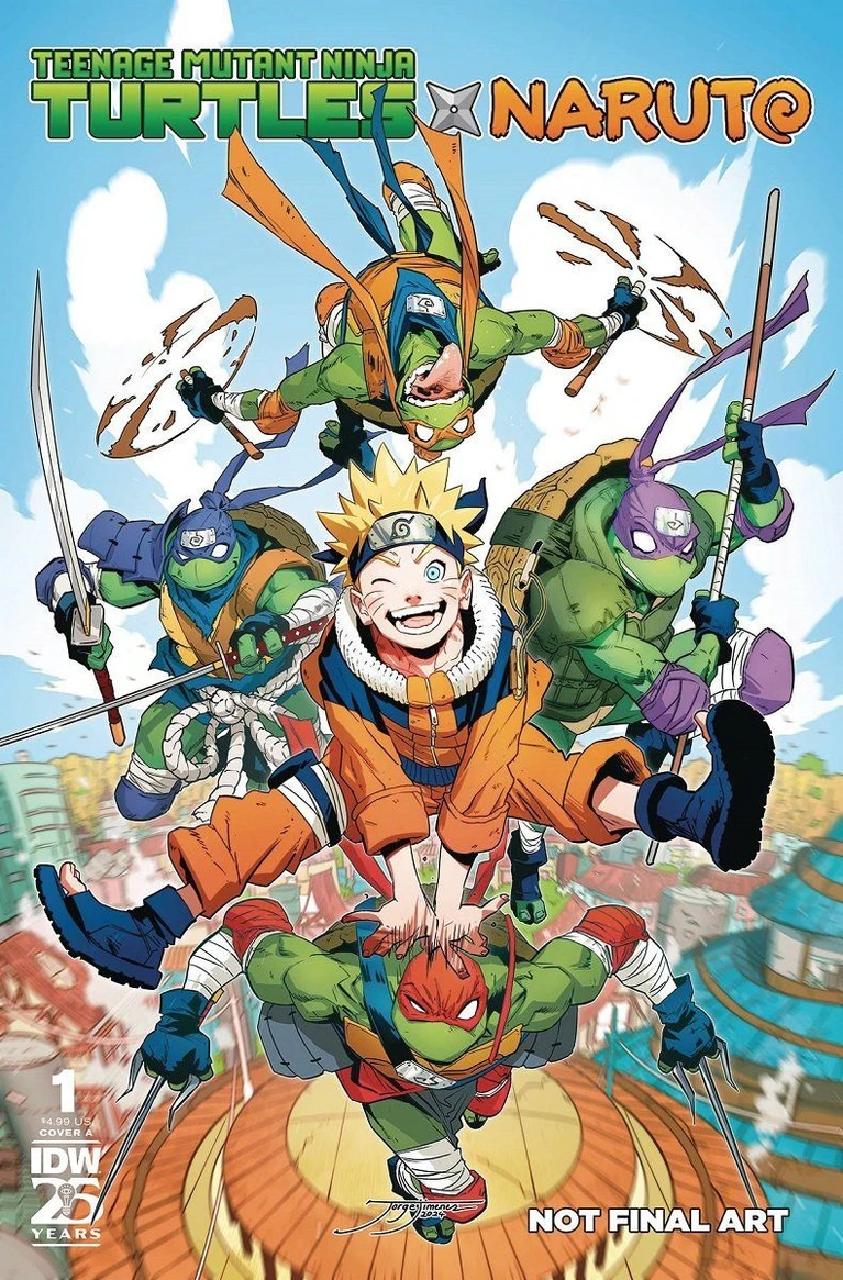 TMNT X Naruto: tutti i Ninja in un solo Fumetto