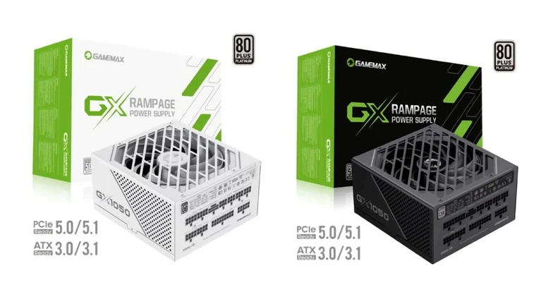 GameMax e le nuove PSU GX1050 PRO BKWH ATX 31 PCIe 51