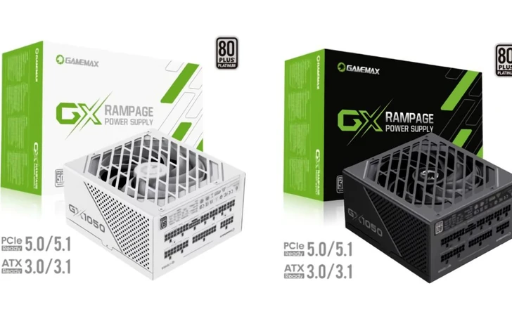 GameMax e le nuove PSU GX1050 PRO BKWH ATX 31 PCIe 51