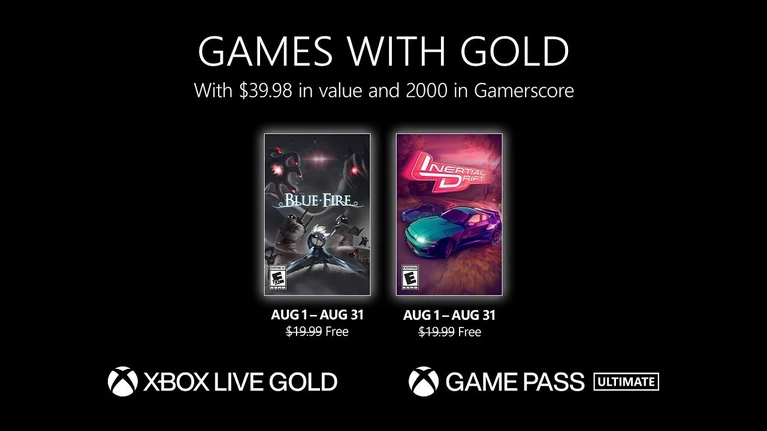 Games with Gold i titoli di agosto (e sono gli ultimi)