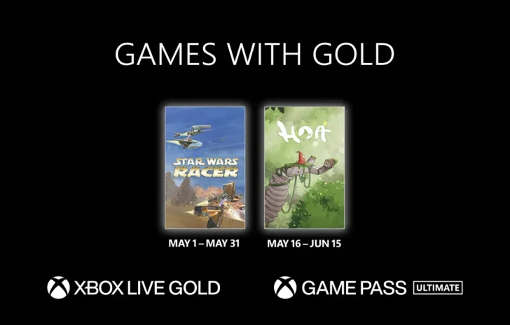 Games with Gold i titoli di maggio