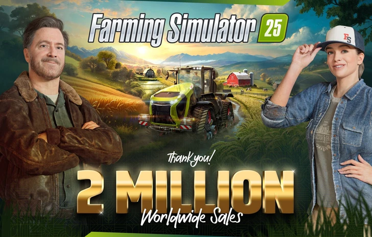 Farming Simulator 25 miete vendite da record nella prima settimana