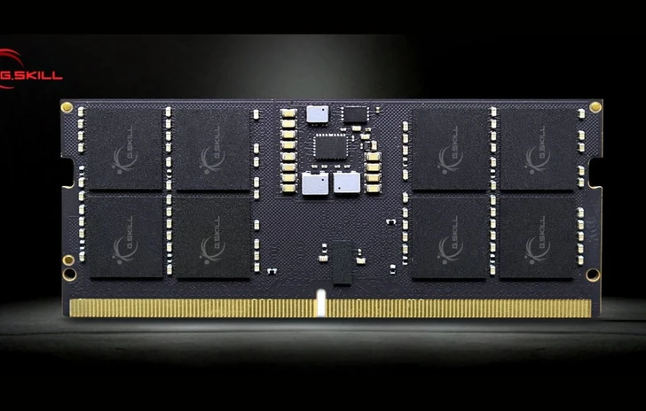 GSKILL e ASRock  DDR5 CSODIMM a velocità record