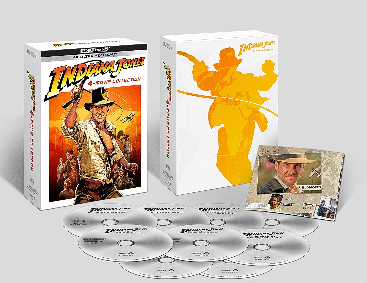 Indiana Jones 4 Movie Collection – L'avventura rivive in 4K!