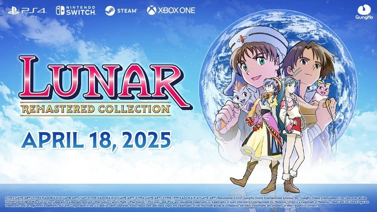 LUNAR Remastered Collection uscirà il 18 aprile