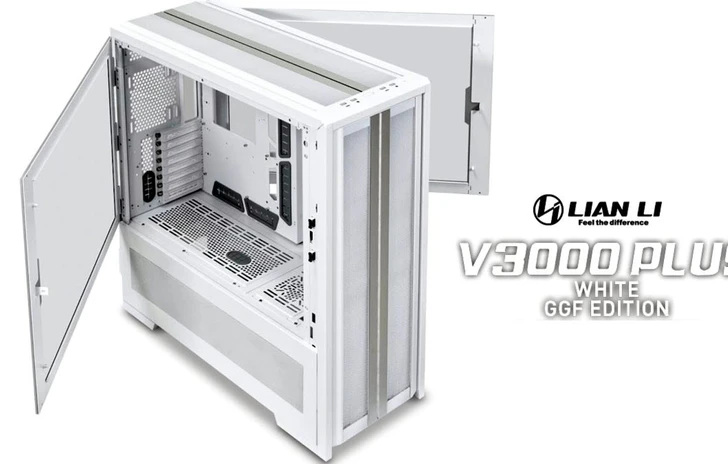 V3000 Plus  PC case full tower bianco di Lian Li