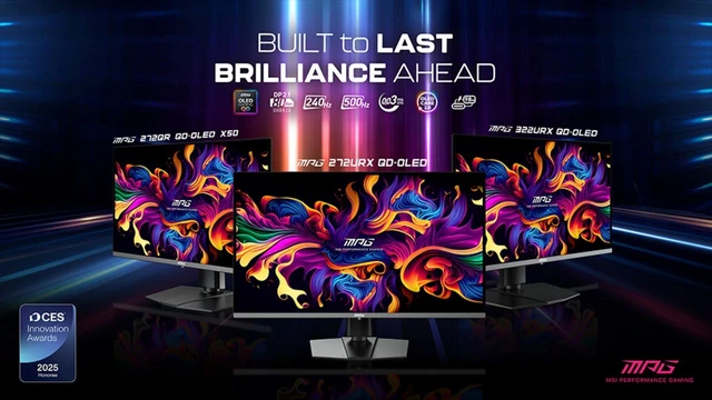 CES 2025 – Da MSI i monitor gaming QD-OLED con IA