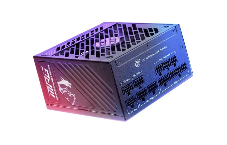 MSI  Nuovi alimentatori MEG Ai1600T PCIE5 ed MPG A1250GS PCIE5