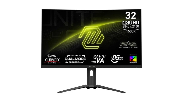 MAG 321CUPDF  Monitor gaming curvo dual mode da MSI