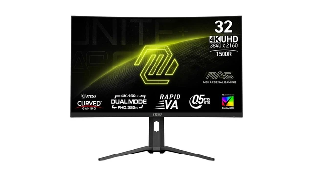 MAG 321CUPDF - Monitor gaming curvo dual mode da MSI