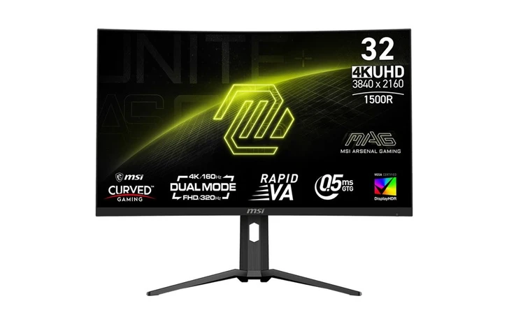 MAG 321CUPDF  Monitor gaming curvo dual mode da MSI