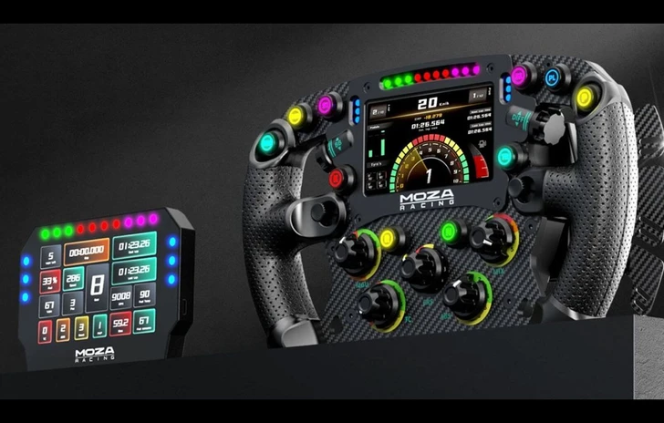 Moza Racing  FSR2 Formula Wheel e CM2 Racing Dash