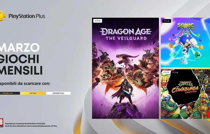 PlayStation Plus i giochi di marzo con Dragon Age