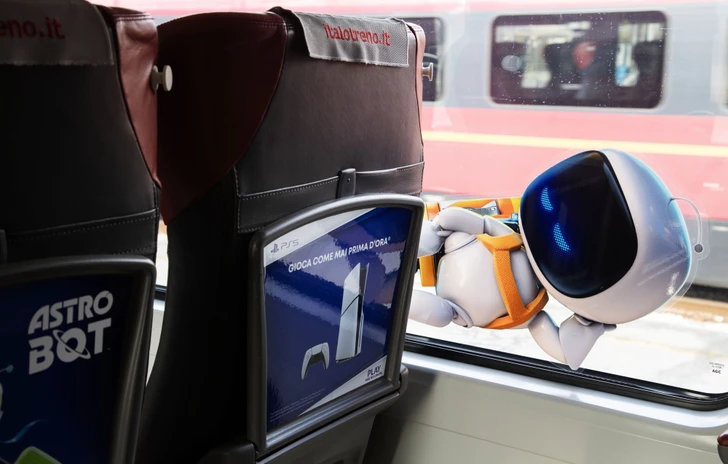 Sony e Italo Astro Bot in Viaggio ad Alta Velocità