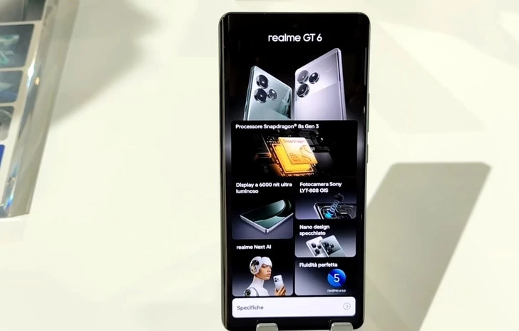 Realme GT 6  Tanta tecnologia allavanguardia