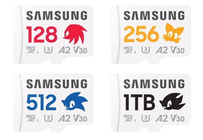 Sonic & SEGA – Le nuove microSD di Samsung