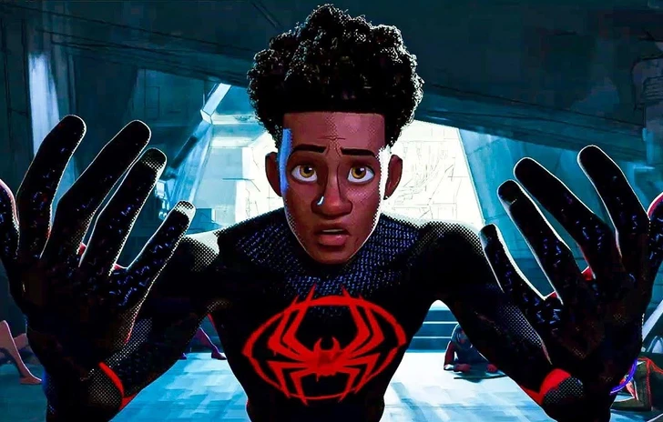 SpiderMan Across the SpiderVerse il poster ufficiale del film