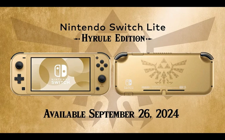 Nintendo Switch Lite Hyrule Edition aperti i preorder