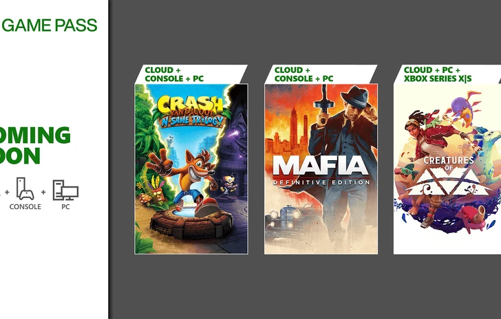 Xbox Game Pass la prima ondata di agosto