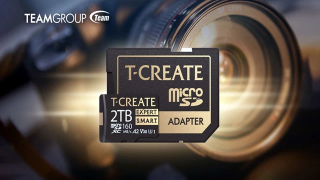 Teamgroup - microSD T-Create Expert S.M.A.R.T. da 2.000 Gigabyte