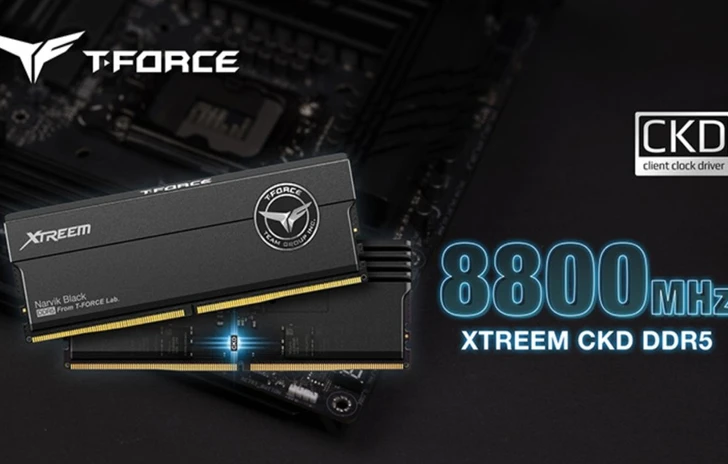 Teamgroup  Memoria gaming TForce Xtreem CKD DDR5 per Intel