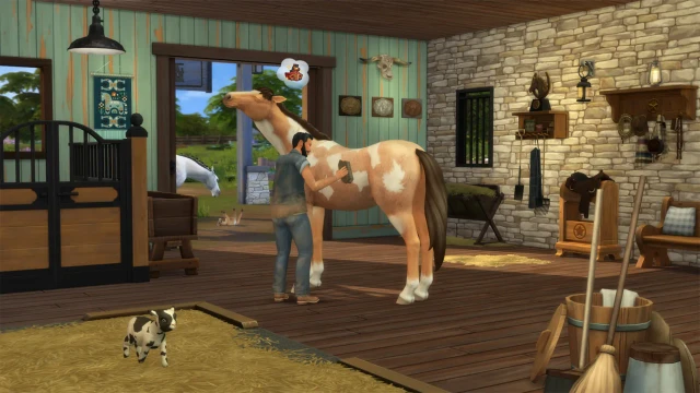 Cavalli e Cowboy su The Sims 4