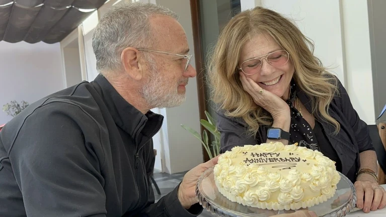 Tom Hanks e Rita Wilson  35 anni di matrimonio