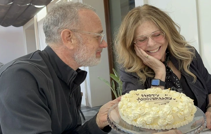 Tom Hanks e Rita Wilson  35 anni di matrimonio