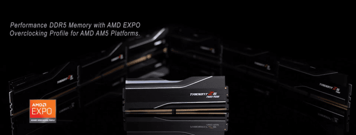 G.SKILL - Kit di memoria DDR5 a bassa latenza e supporto AMD EXPO