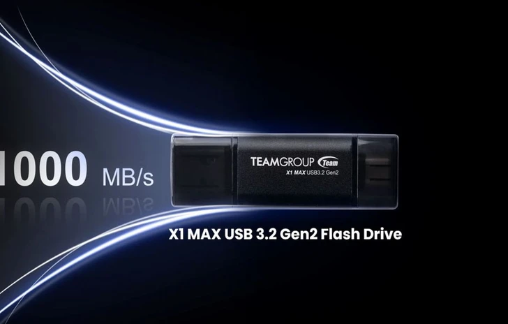 Teamgroup  Unità flash X1 MAX USB 32 Gen2 a doppia interfaccia