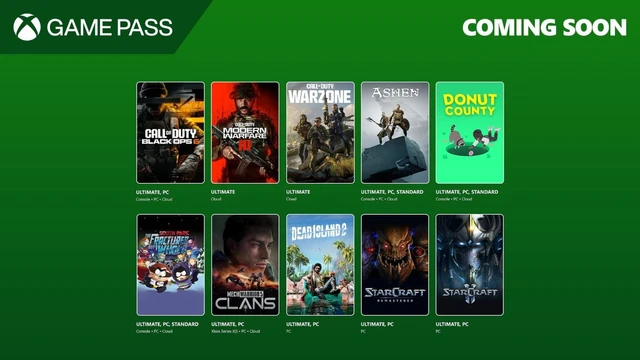 Xbox Game Pass: la seconda ondata di ottobre, con Black Ops 6