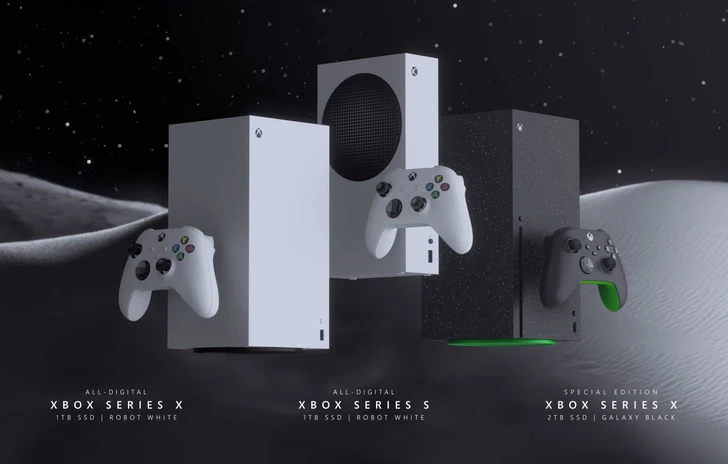 Tre nuovi modelli di Xbox Series XS sono ora disponibili